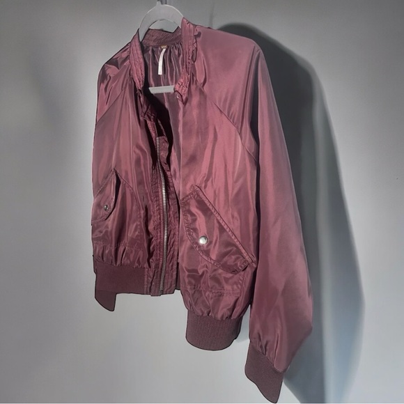Free People Midnight Bomber Jacket Women’s, Petite Small - Picture 4 of 13